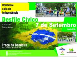 Tudo organizado para o desfile de 7 de Setembro
