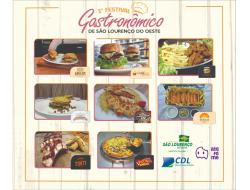 Festival Gastronômico de São Lourenço do Oeste começa nesta sexta-feira