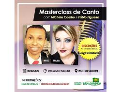 Master Class de Canto Abre as Atividades de 2020