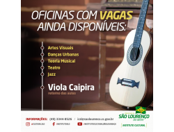 ICSL ainda tem oficinas com vagas disponíveis