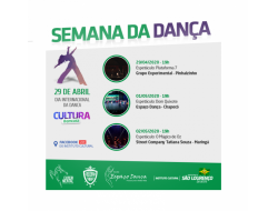 Instituto Cultural promove espetáculos virtuais na Semana da Dança