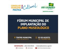 Instituto Cultural realizará Fórum Municipal de Implantação do Plano Museológico