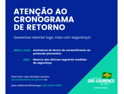As oficinas do Instituto Cultural retornam dia 15/03!