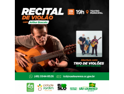 INTEMPESTIVO – Recital de violão com Arthur Boscato