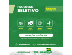 Instituto Cultural abre processo seletivo para instrutores e estagiário