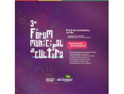 3º Fórum Municipal de Cultural