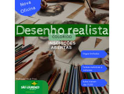Oficina de Desenho Realista Colorido é ofertada pelo ICSL
