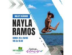 Nayla Ramos, bailarina do Bolshoi, estará no 2º Festival de Dança de SLO