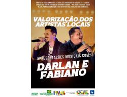 Darlan e Fabiano movimentam a agenda cultural de maio com shows em São Lourenço