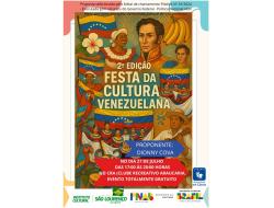 2ª  Edição da Festa da Cultura Venezuelana  já tem data marcada 