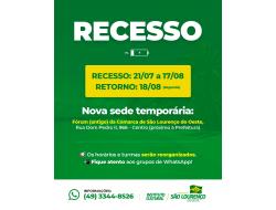 ICSL anuncia recesso das Oficians e troca temporária de sede