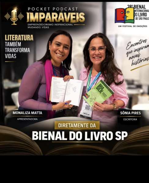 Escritora Sônia Pires representa São Lourenço do Oeste na 28ª Bienal Internacional do Livro de São Paulo
