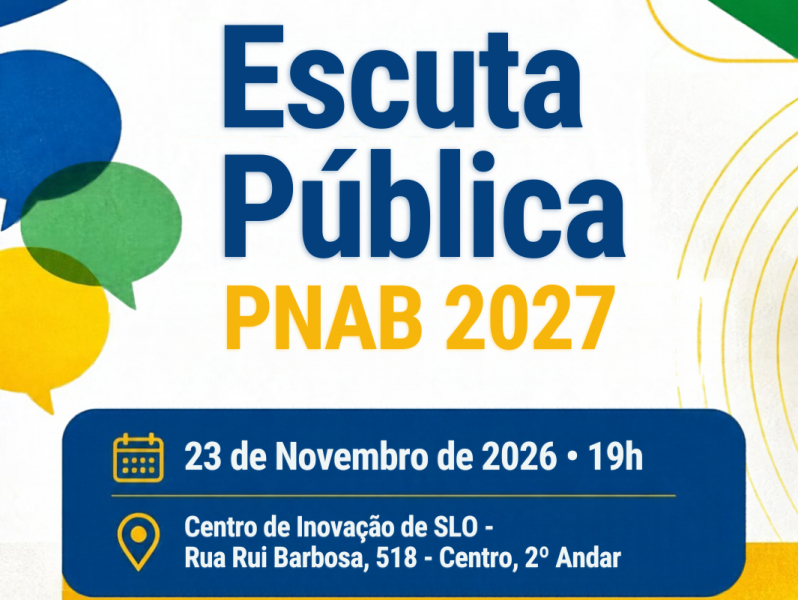 Oitiva pública da PNAB 2027 será realizada em São Lourenço do Oeste