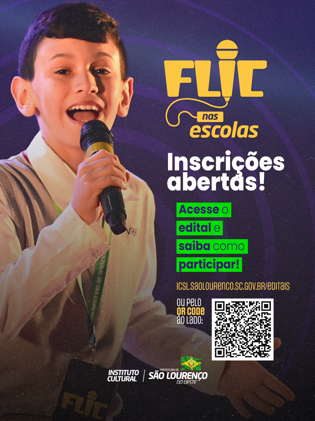 Inscrições abertas para o FLIC nas Escolas 2026!