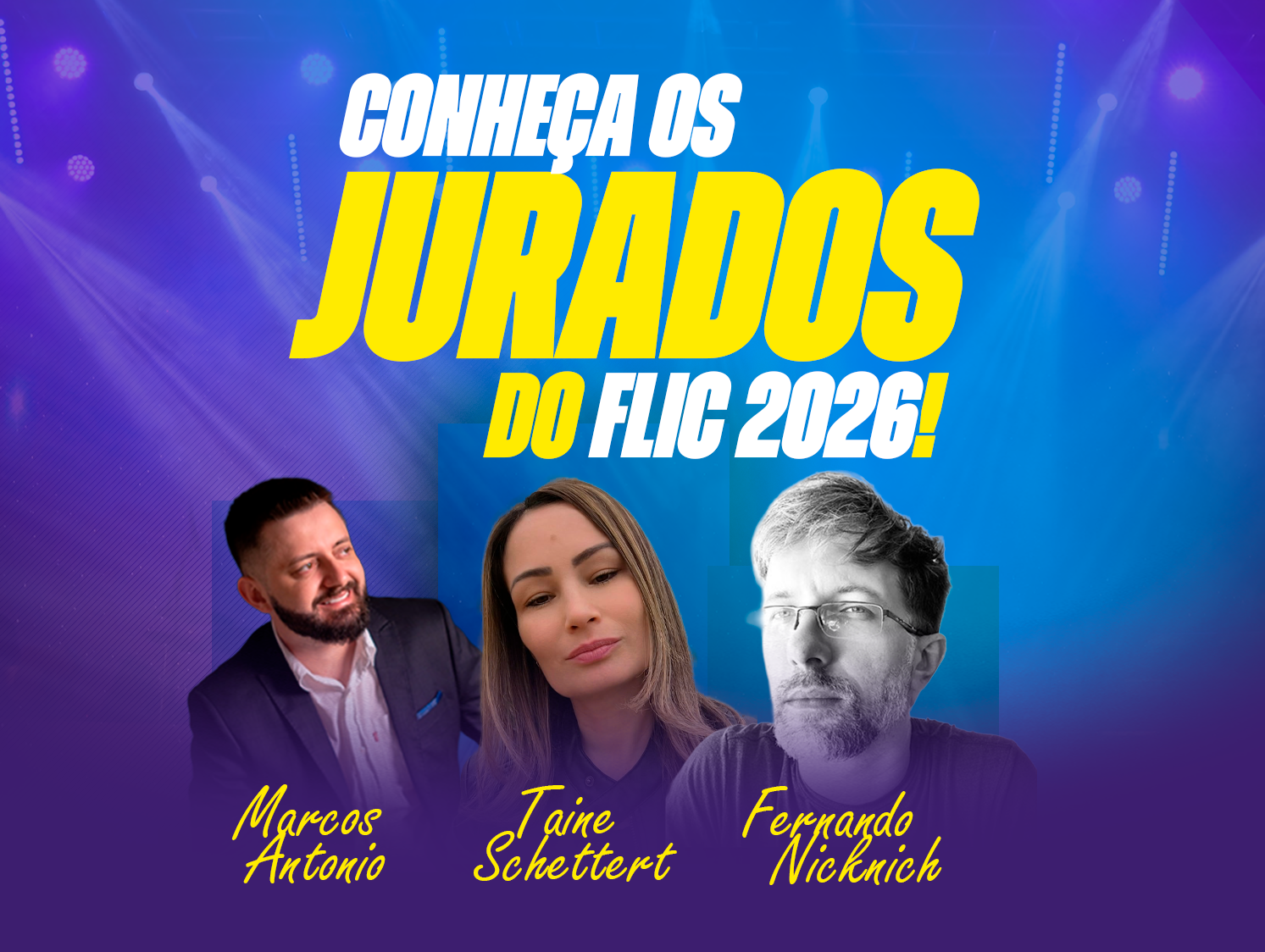 FLIC contará com jurados de renome para avaliar as canções concorrentes