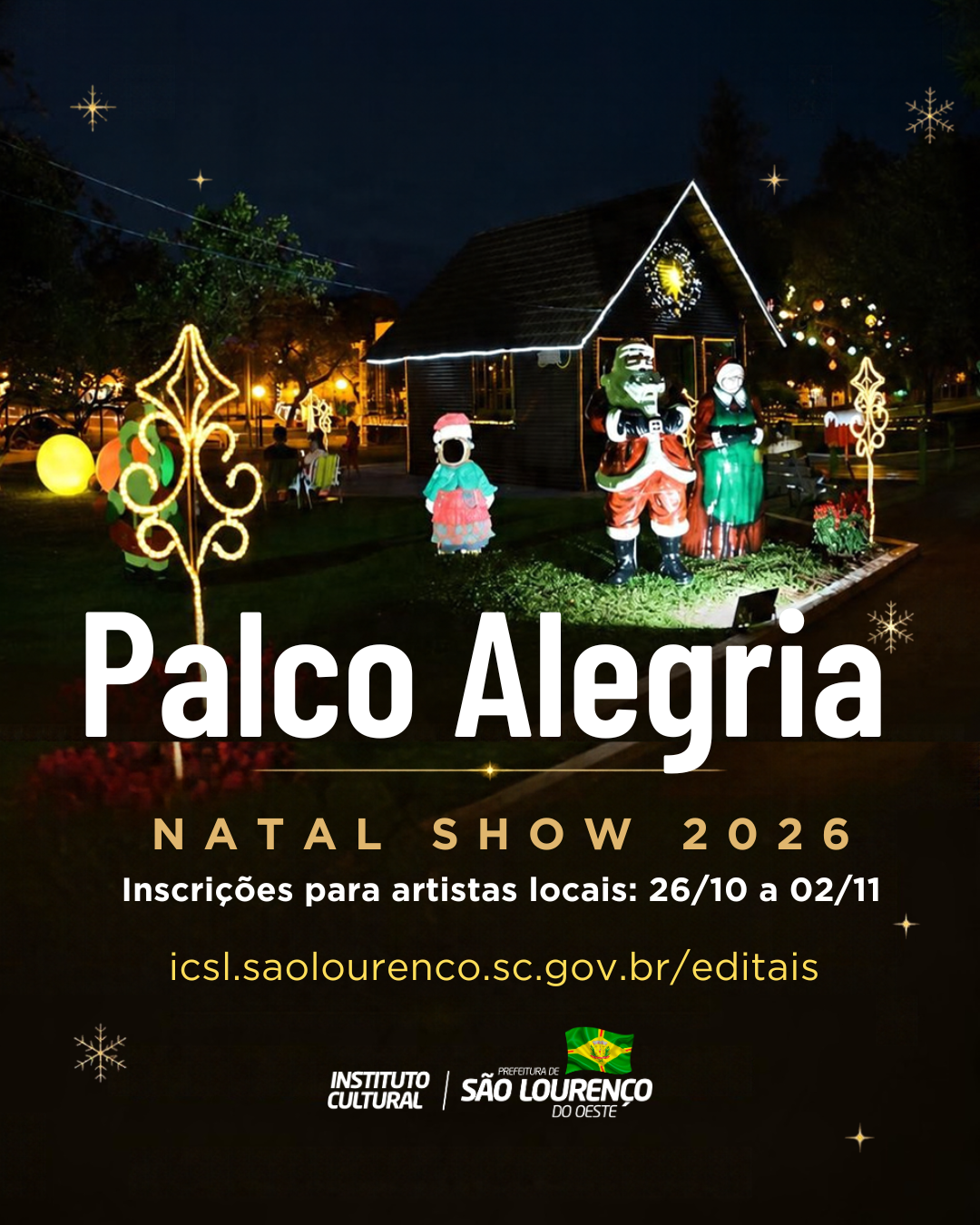 Palco Alegria 2026
